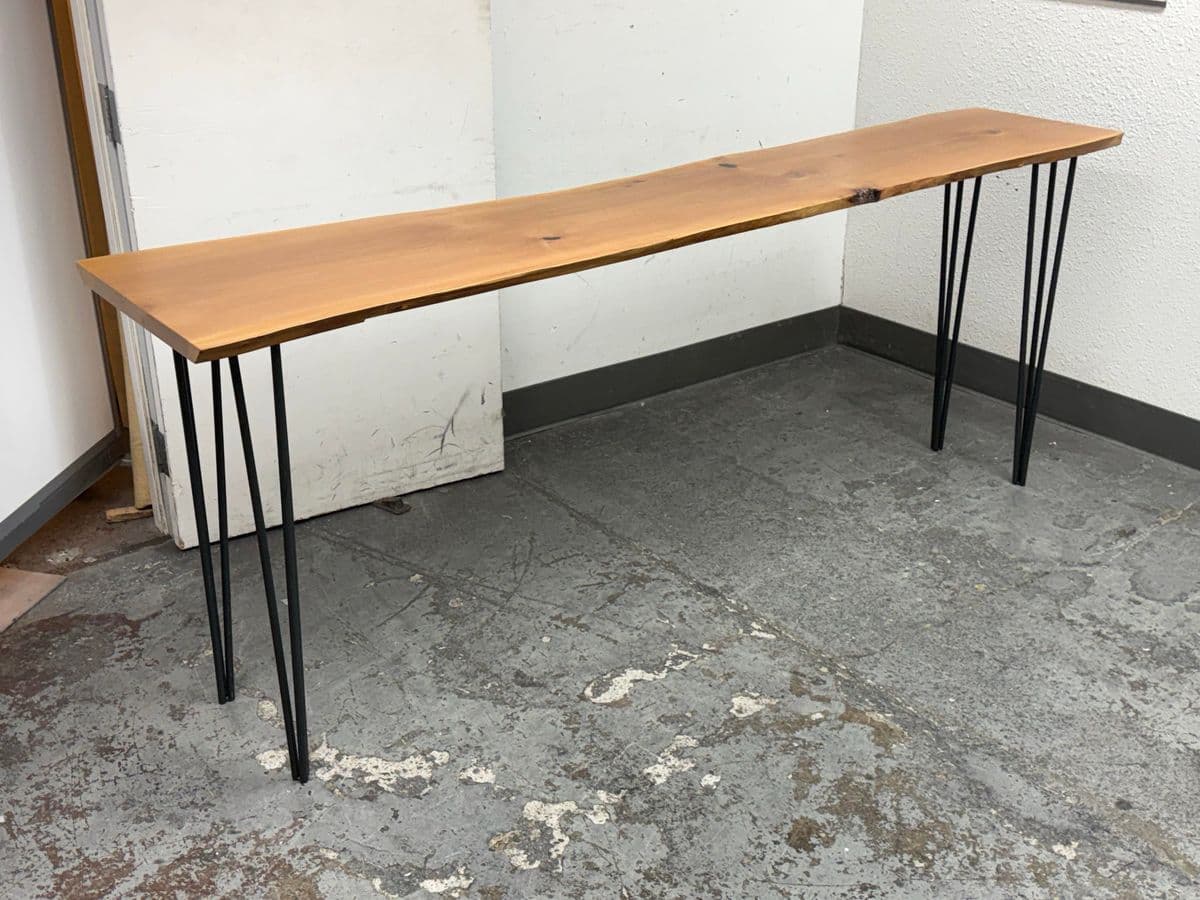 Live Edge Madrone Wood Console Table - Thumbnail 4