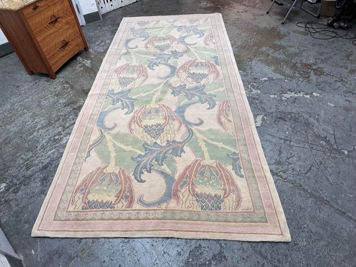 5ft 3in X 11ft 6in Ranta Carpets Pastel Botanical Area Rug - Thumbnail 11