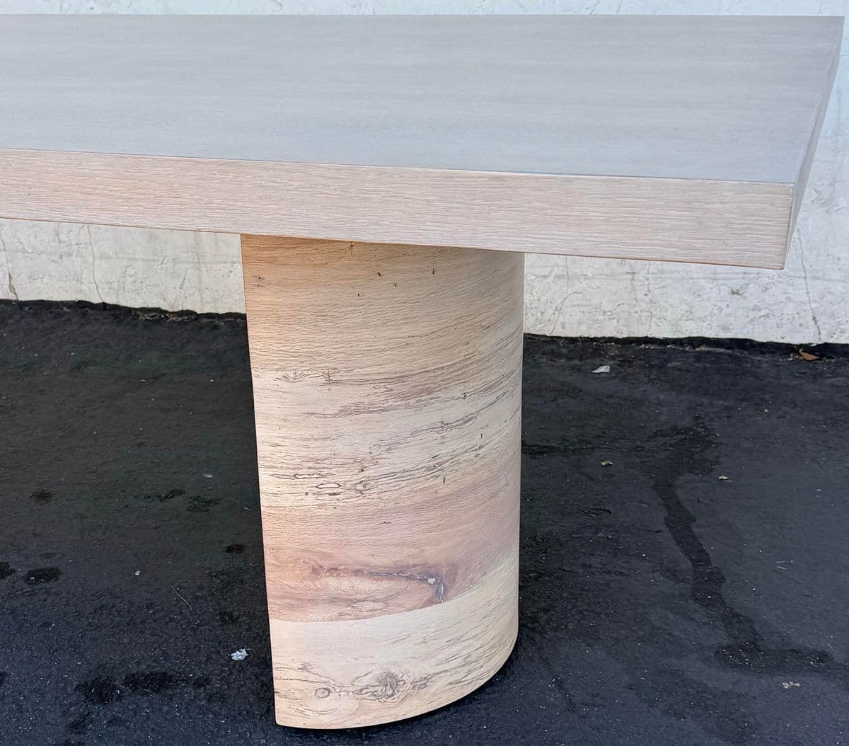 Four Hands Liv Pale & Spalted Oak Dining Table - Thumbnail 5