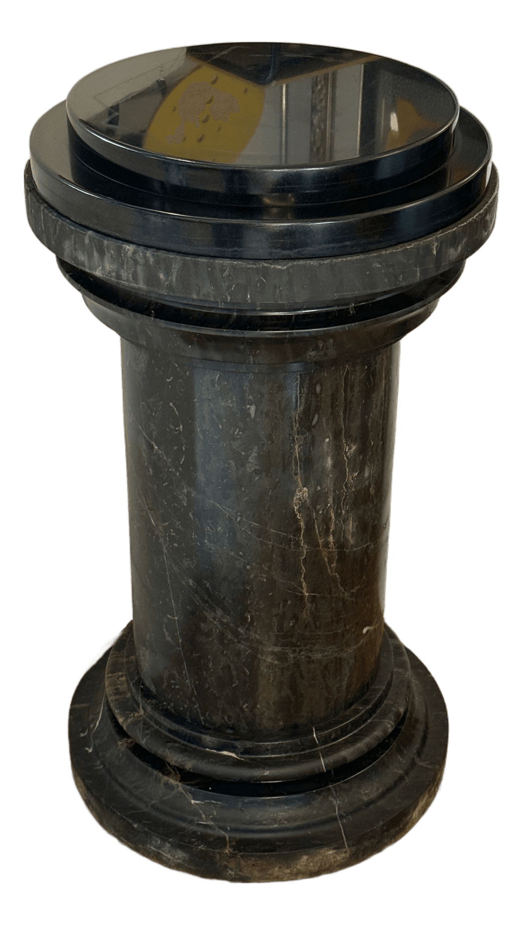 Neoclassical Marble Pedestal Table - Thumbnail 2