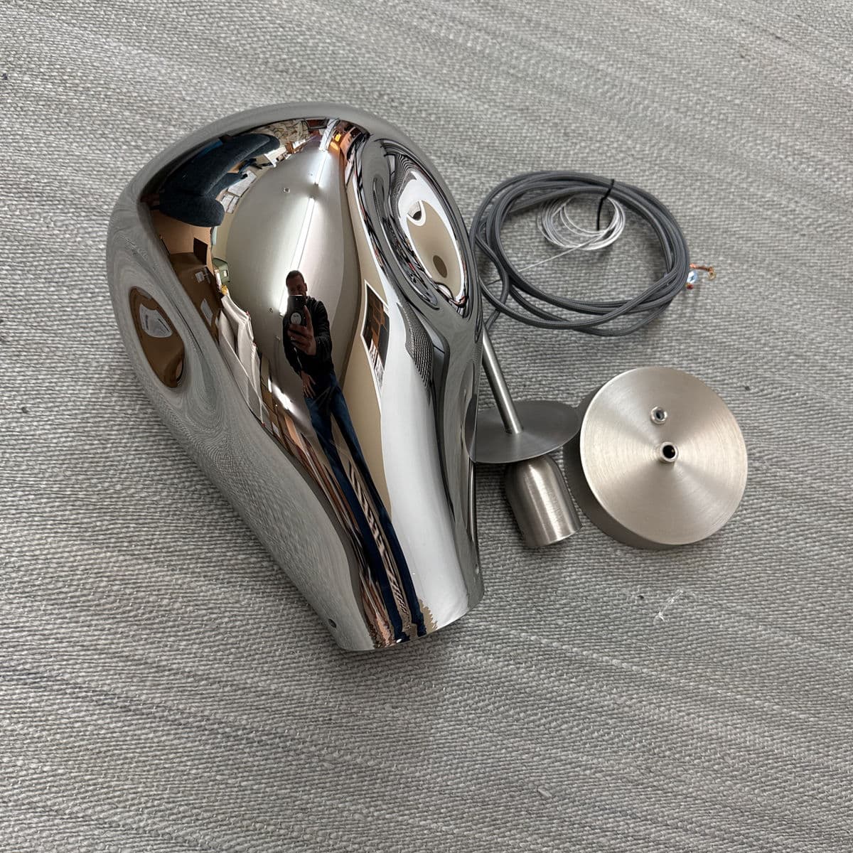 New Bomma Silver Soap Pendant, Large - Thumbnail 7