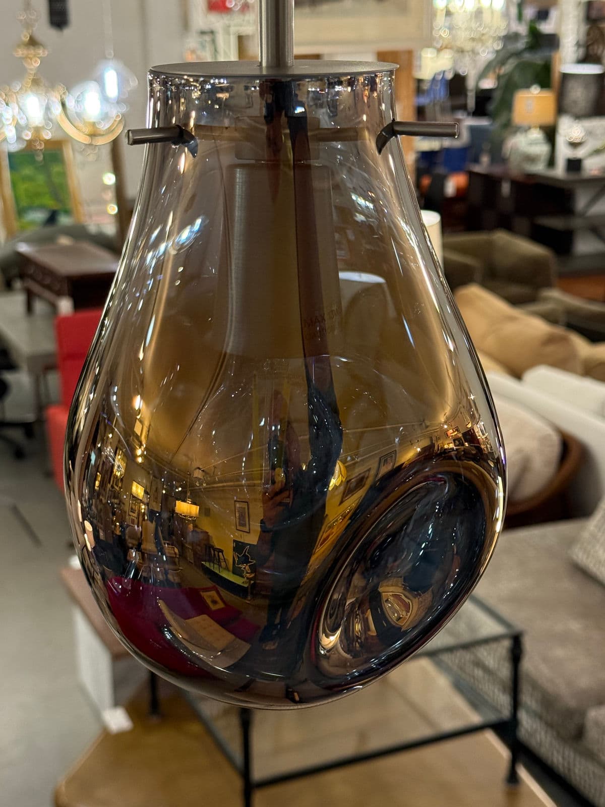 Bomma Gold Soap Pendant, Large - Thumbnail 4