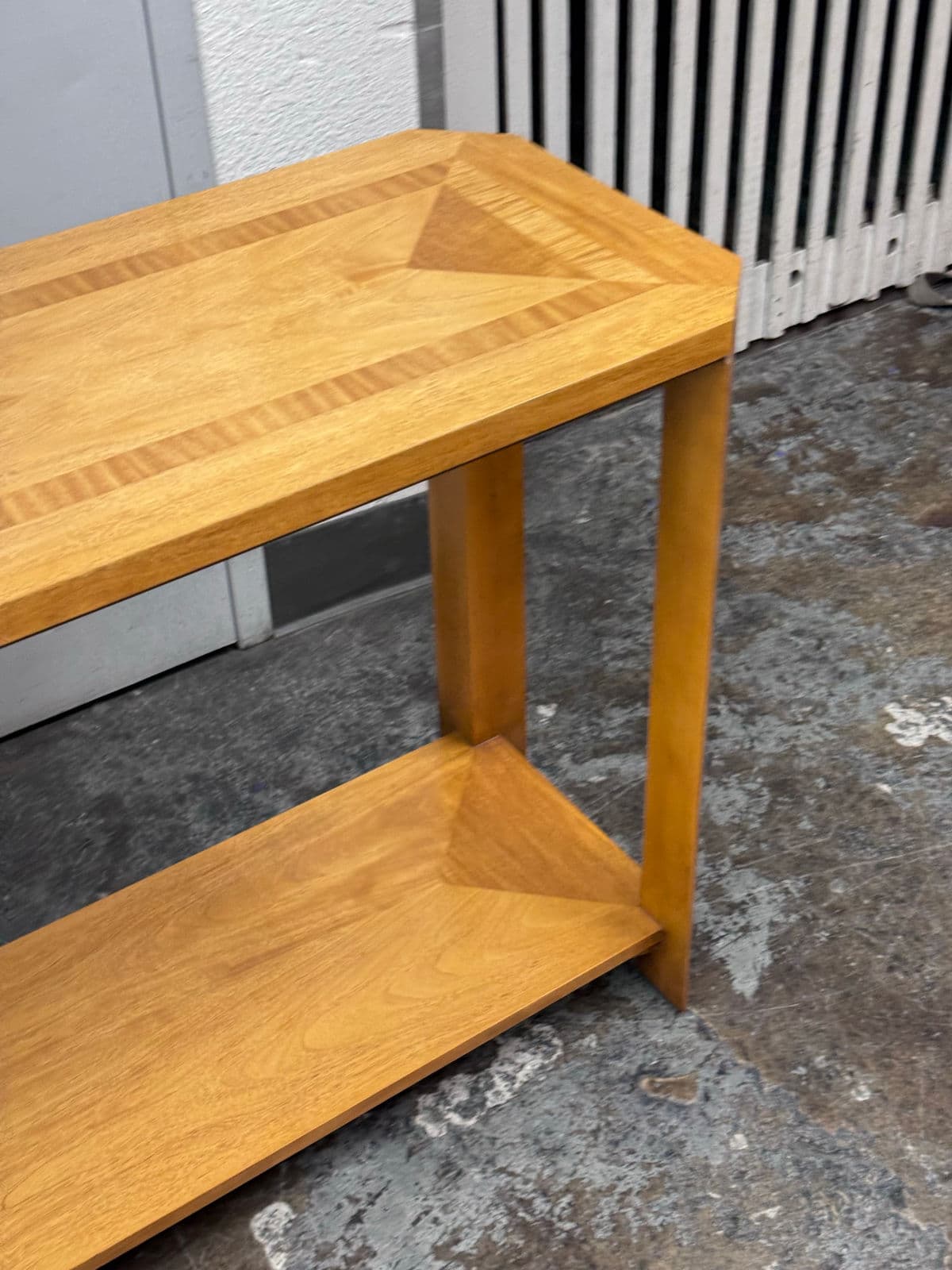 Baker Furniture Console Table With Inlaid Surface Design - Thumbnail 10