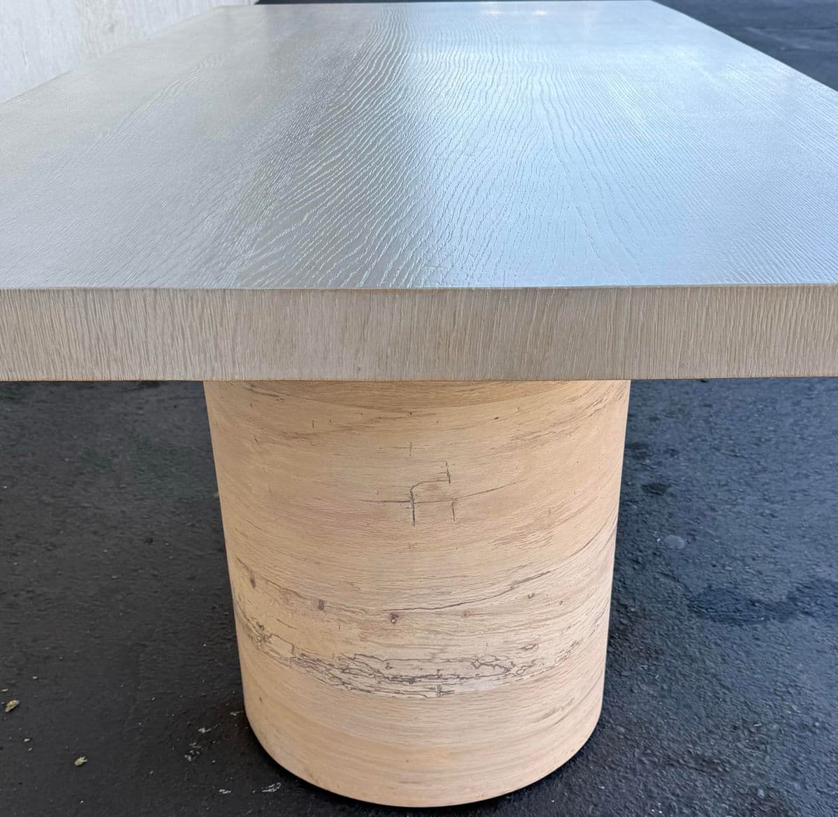 Four Hands Liv Pale & Spalted Oak Dining Table - Thumbnail 12