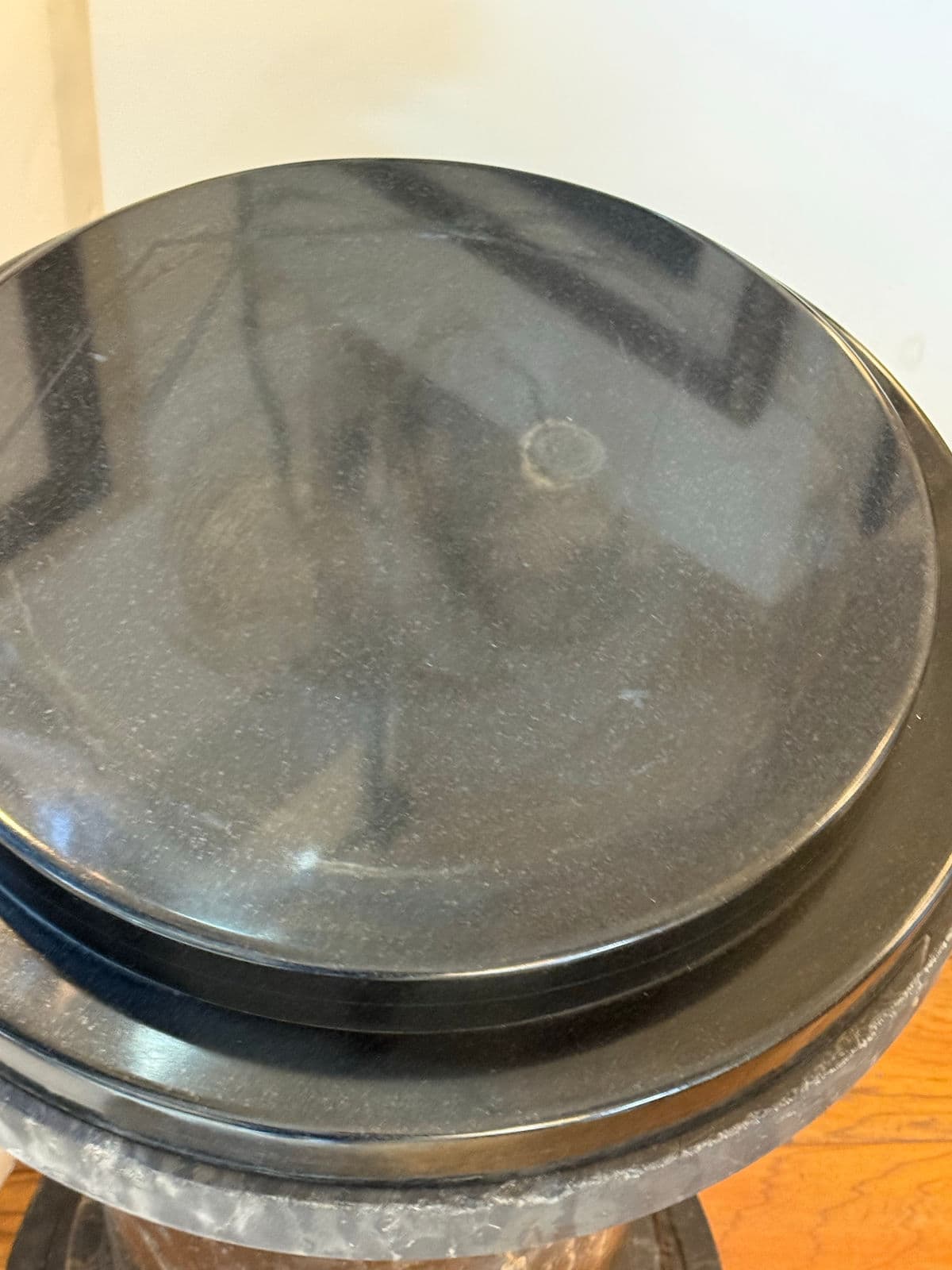 Neoclassical Marble Pedestal Table - Thumbnail 12