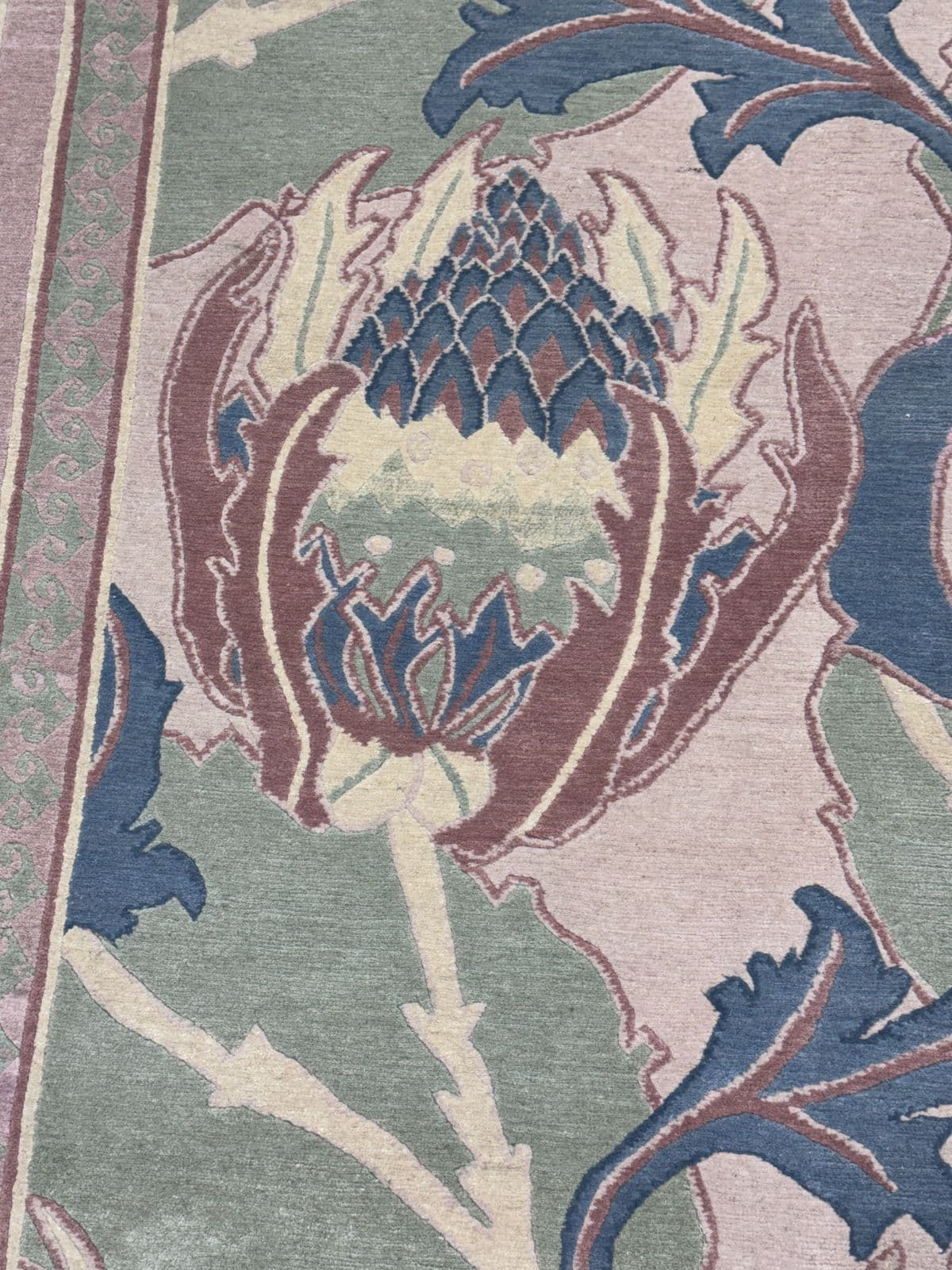 5ft 3in X 11ft 6in Ranta Carpets Pastel Botanical Area Rug - Thumbnail 3