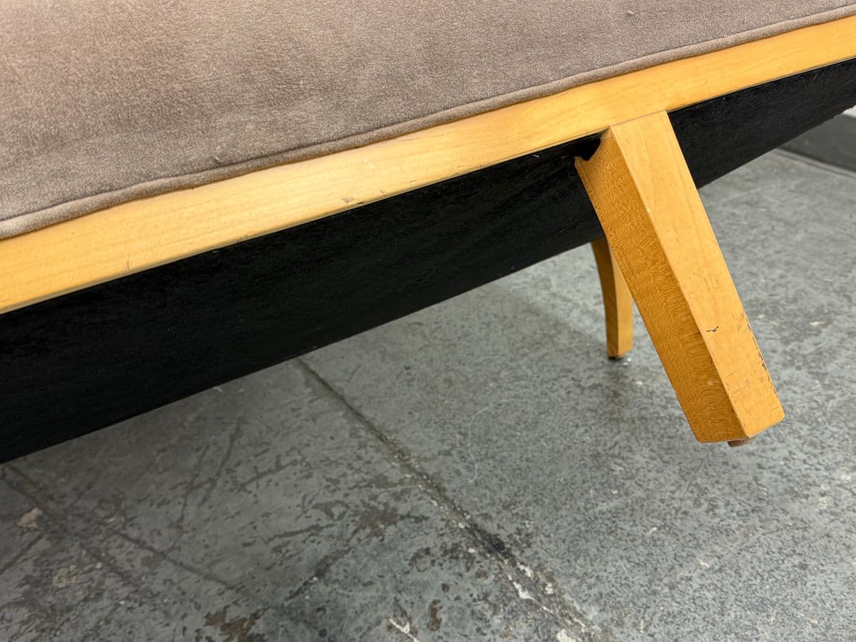 Danish Style Apartment Sofa With Cherry Wood Tone Frame - Thumbnail 13