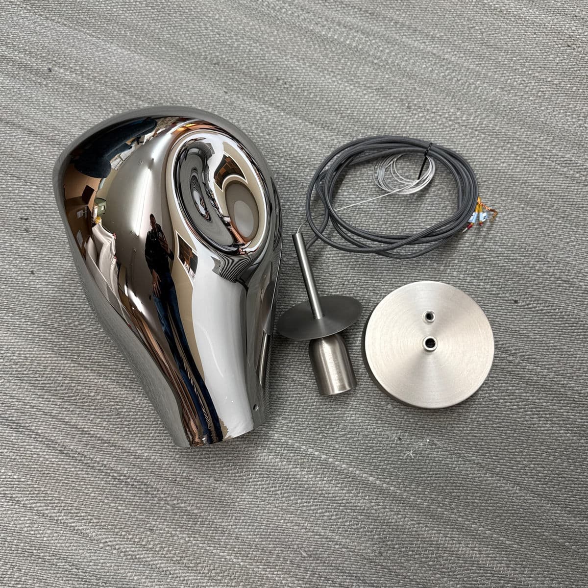 New Bomma Silver Soap Pendant, Large - Thumbnail 6