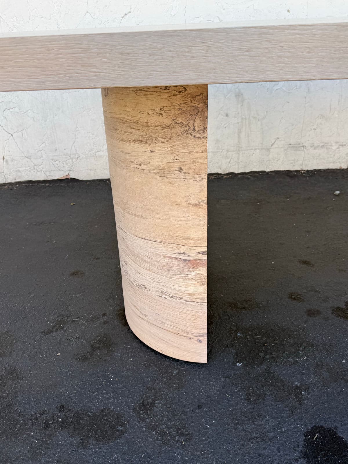 Four Hands Liv Pale & Spalted Oak Dining Table - Thumbnail 10