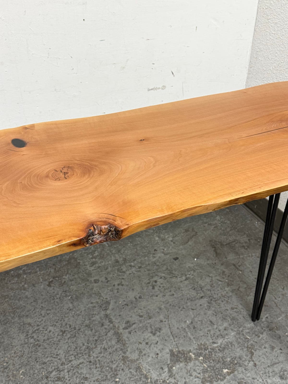 Live Edge Madrone Wood Console Table - Thumbnail 8