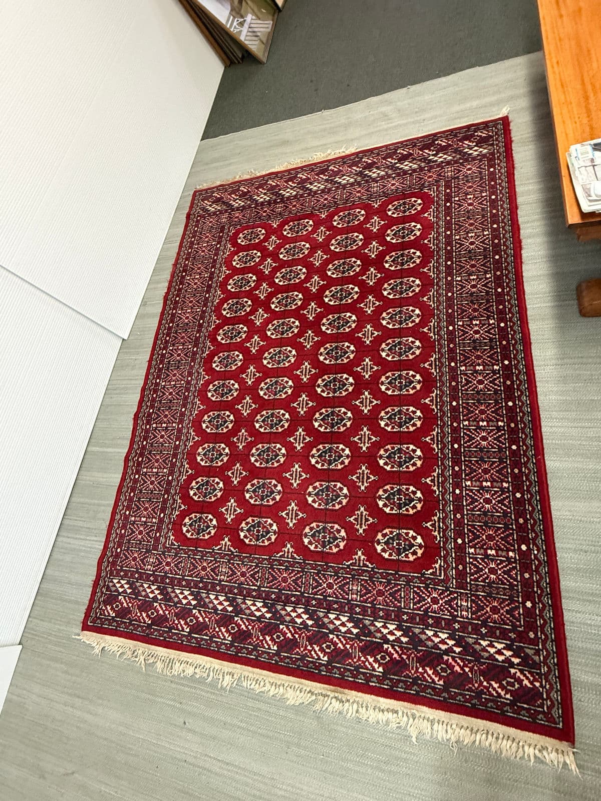 5ft 6in × 7ft 9in Bokhara Wool Area Rug - Thumbnail 3