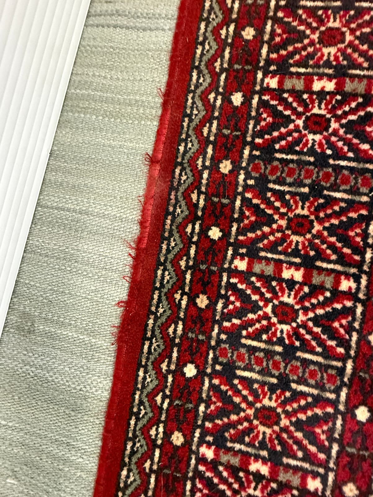 5ft 6in × 7ft 9in Bokhara Wool Area Rug - Thumbnail 8