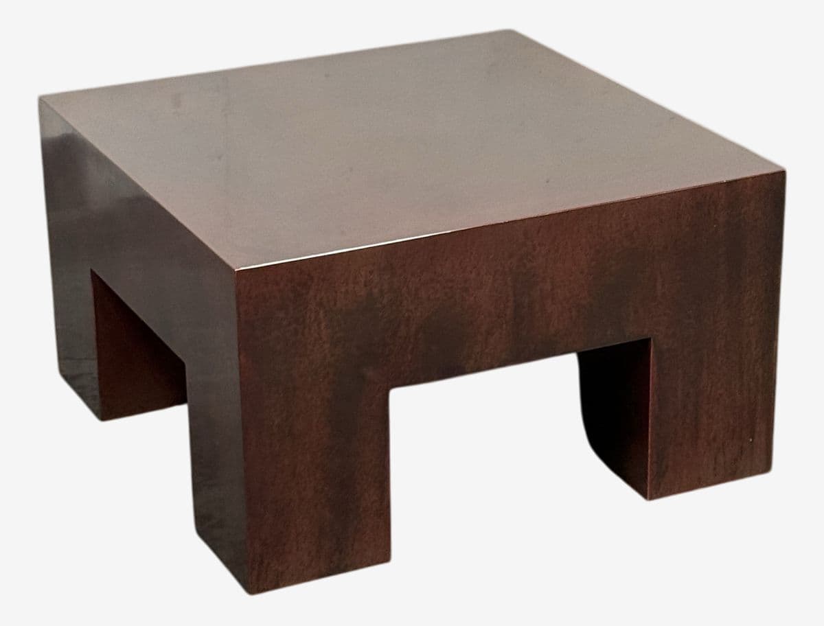 Circa 2008 Custom Design Metal Coffee Table - Image 1