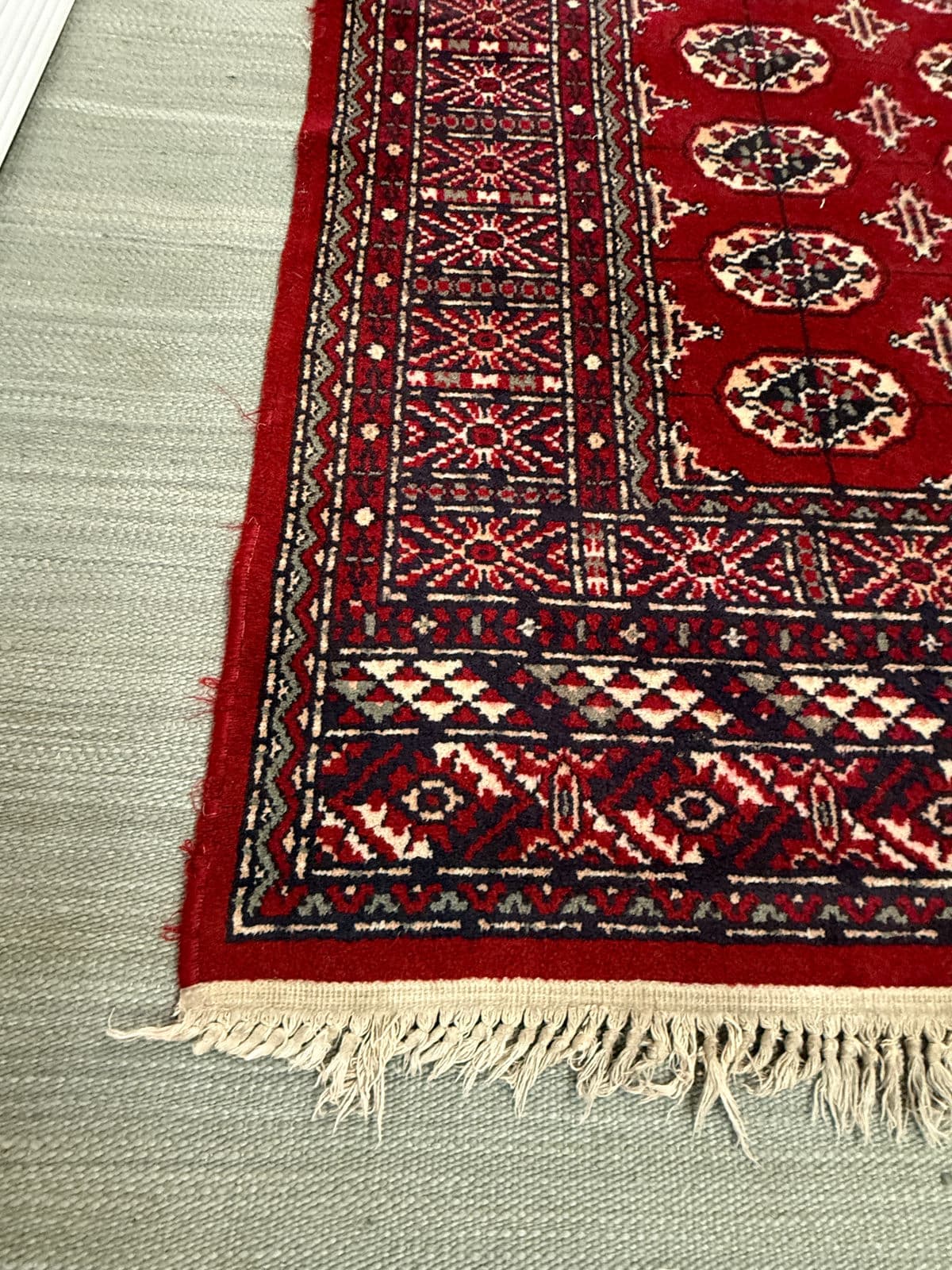5ft 6in × 7ft 9in Bokhara Wool Area Rug - Thumbnail 4