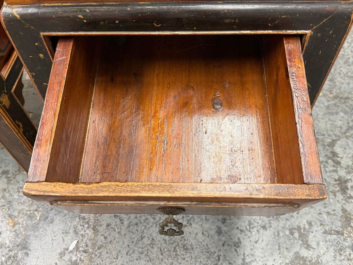 Antique Provincial Chinese Side Tables, Pair - Thumbnail 12