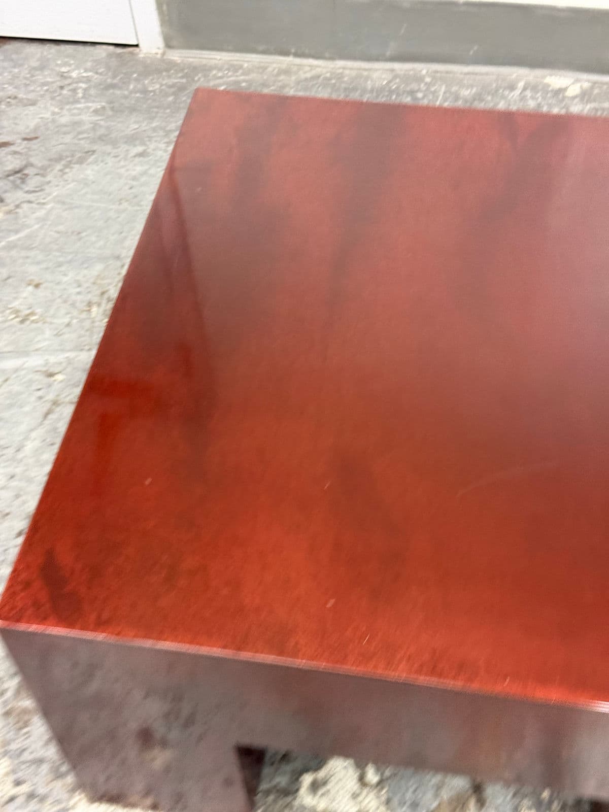 Circa 2008 Custom Design Metal Coffee Table - Thumbnail 8