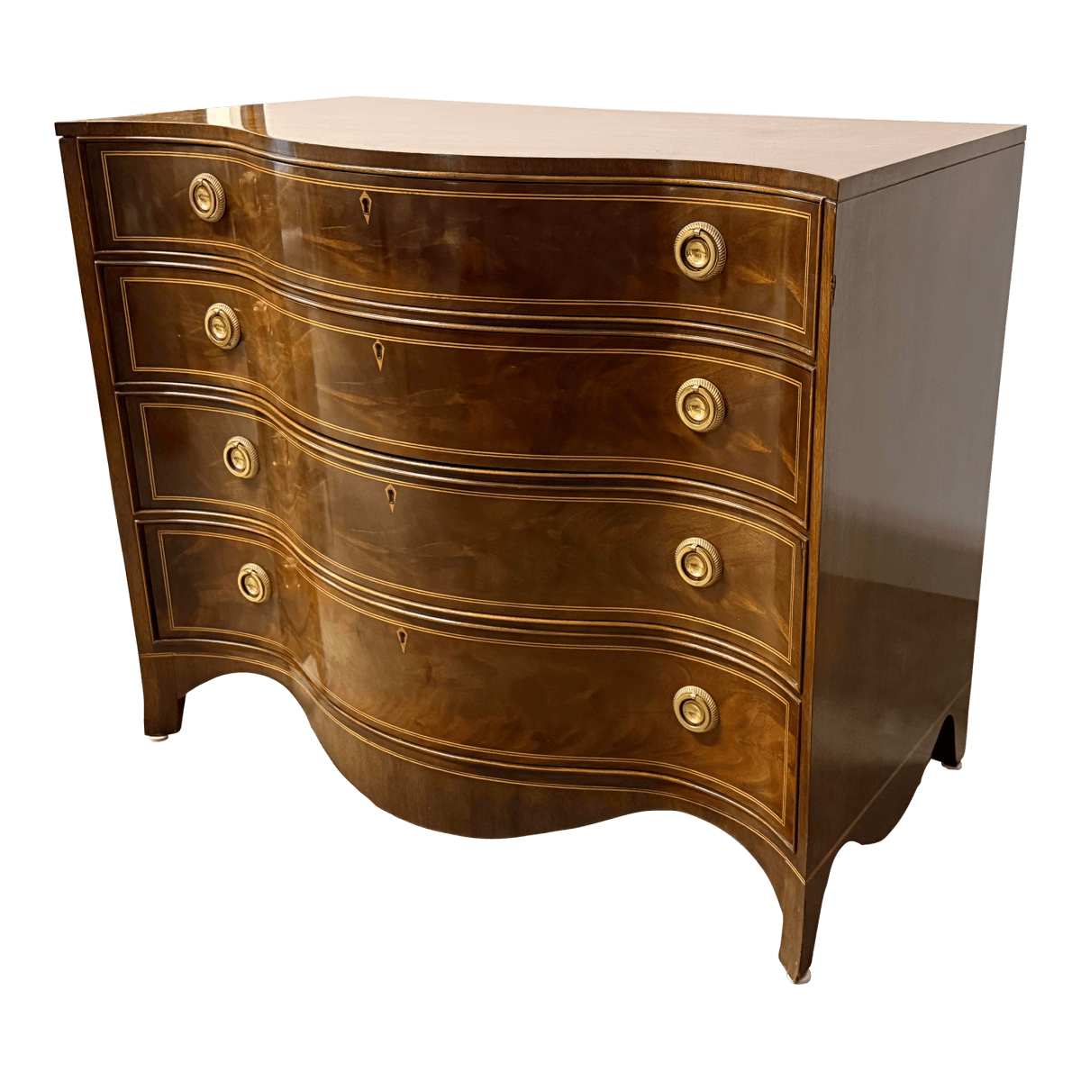 Century Reproductions Sutton Collection Leeds Chest of Drawers, Late 20th Century - Thumbnail 2