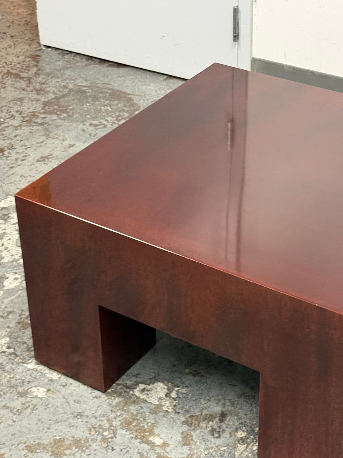 Circa 2008 Custom Design Metal Coffee Table - Thumbnail 4