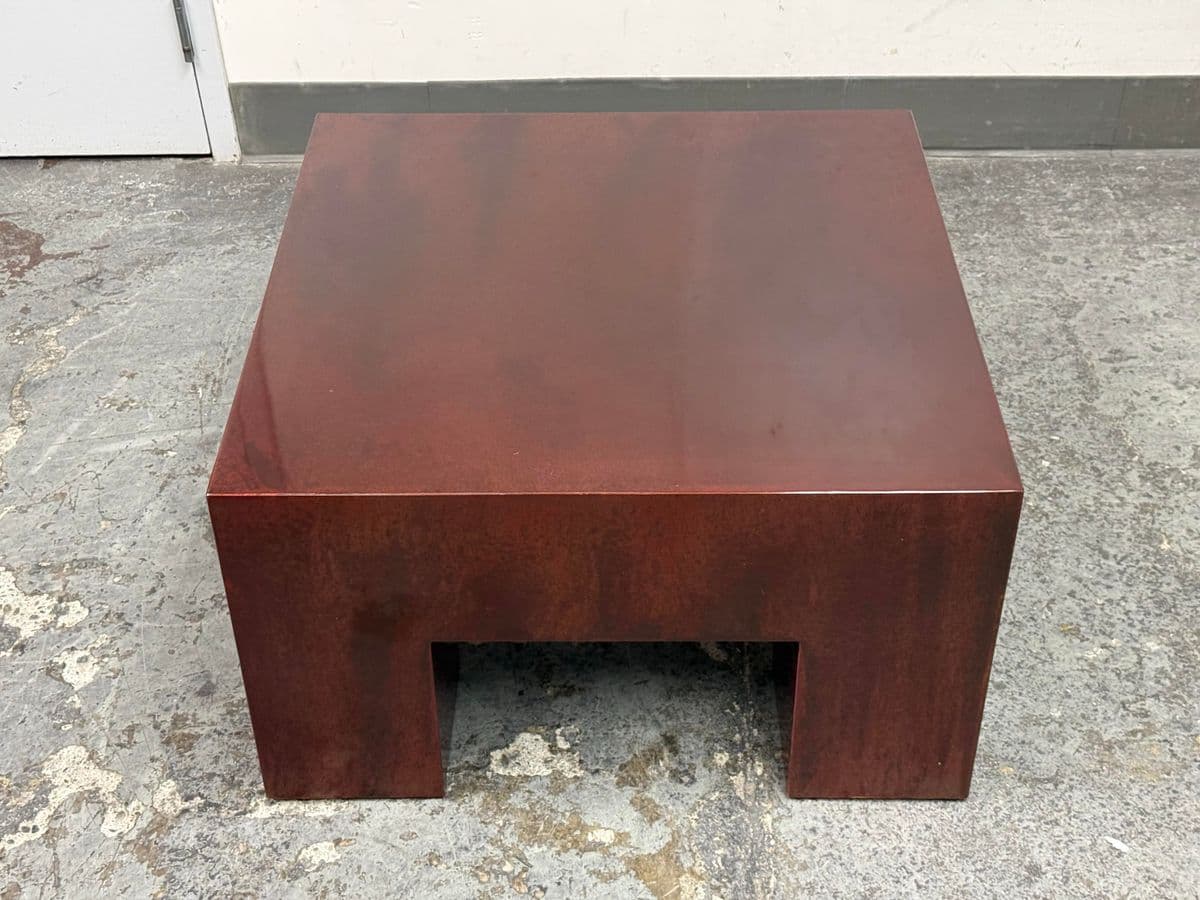 Circa 2008 Custom Design Metal Coffee Table - Thumbnail 3