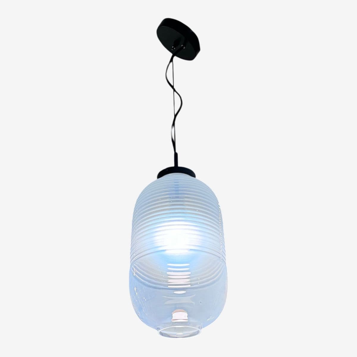 New Bomma Lantern Pendant With Black Hardware - Image 1