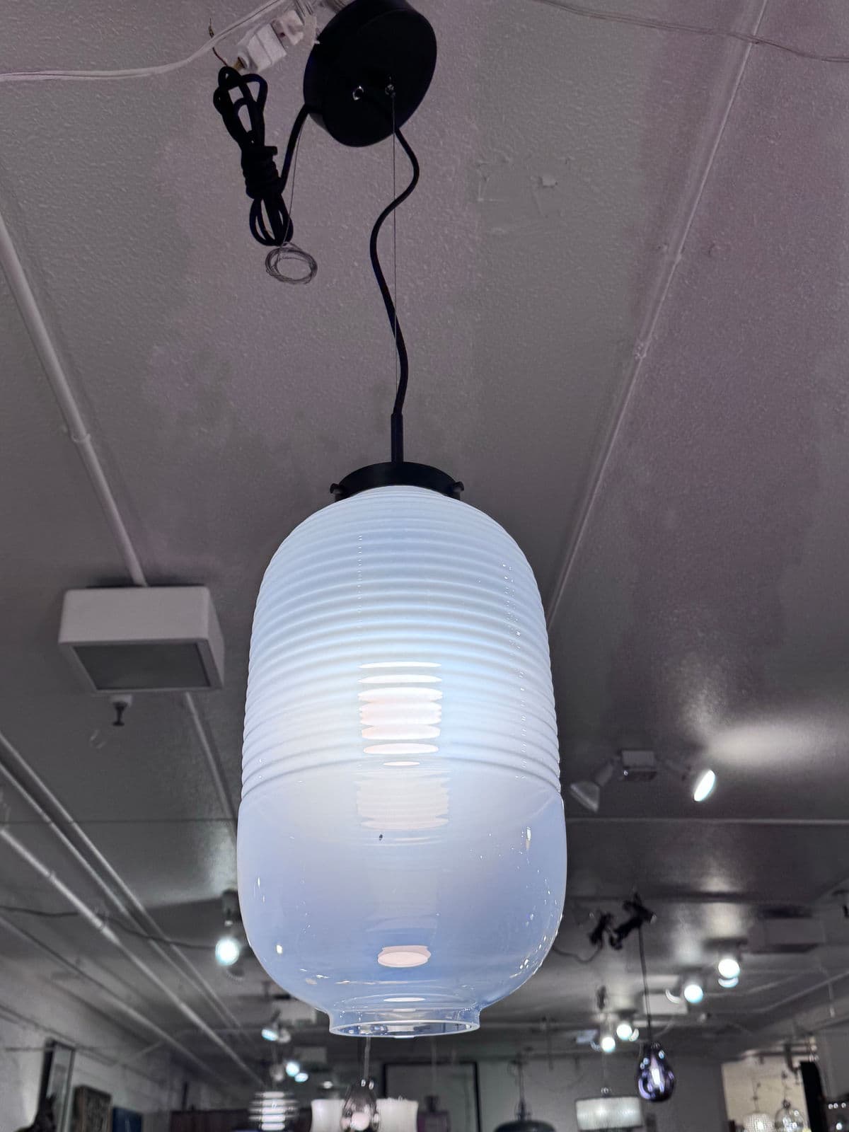 New Bomma Lantern Pendant With Black Hardware - Thumbnail 6