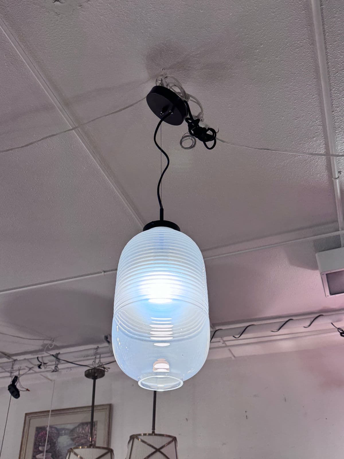 New Bomma Lantern Pendant With Black Hardware - Thumbnail 10