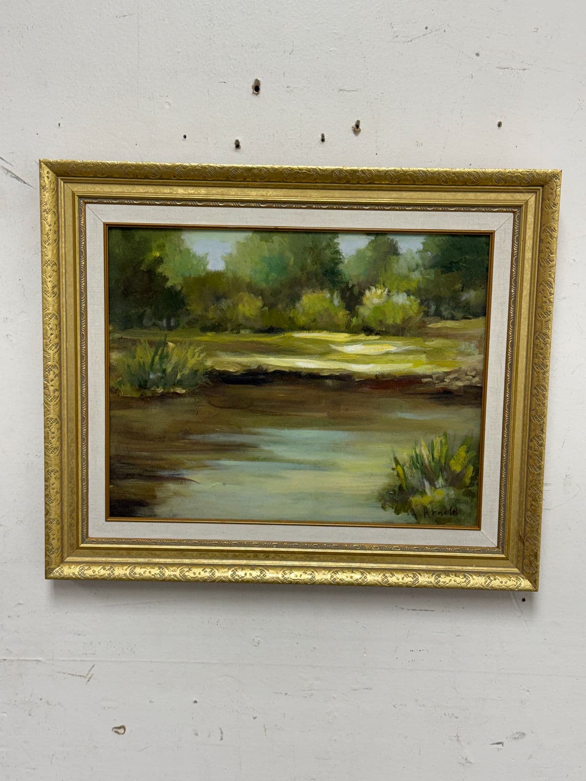 Ann Arnold Landscape Oil Painting, Framed - Thumbnail 6
