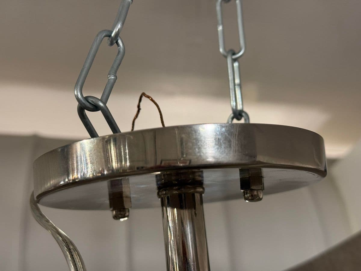 Global Views Lotus Hammered Polish Semi Flush Mourning Pendant - Thumbnail 12