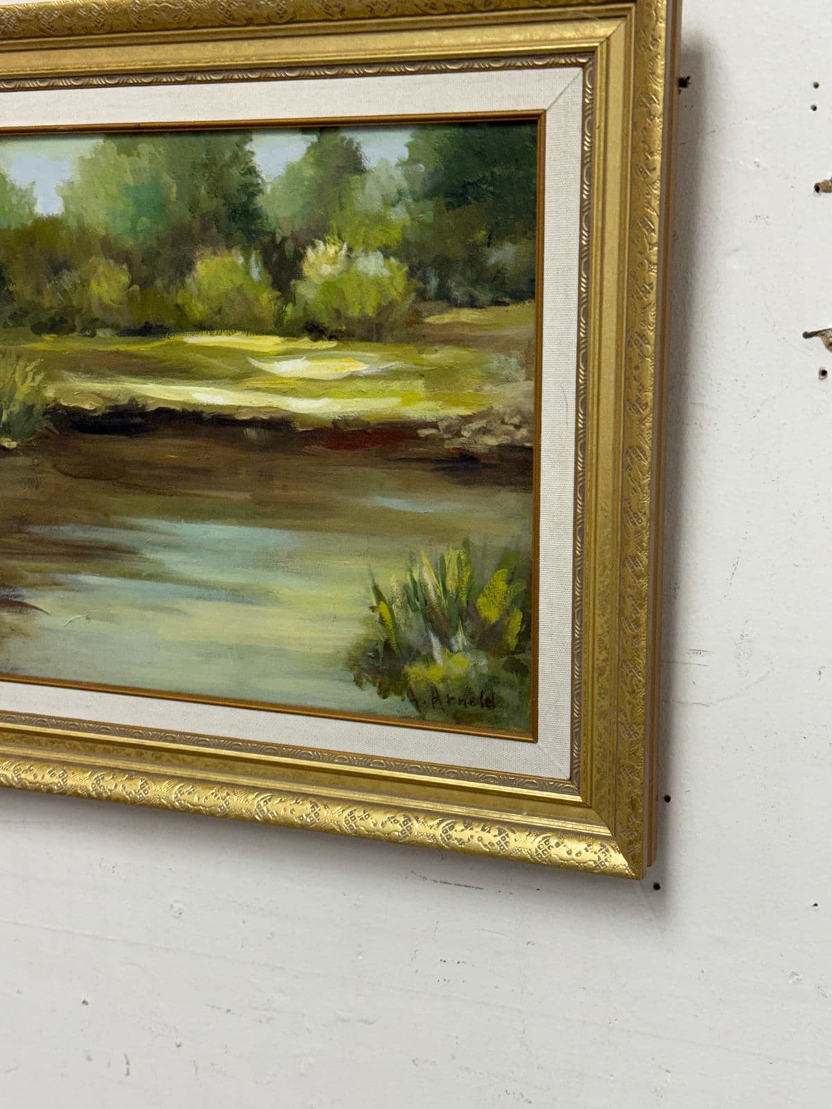 Ann Arnold Landscape Oil Painting, Framed - Thumbnail 8