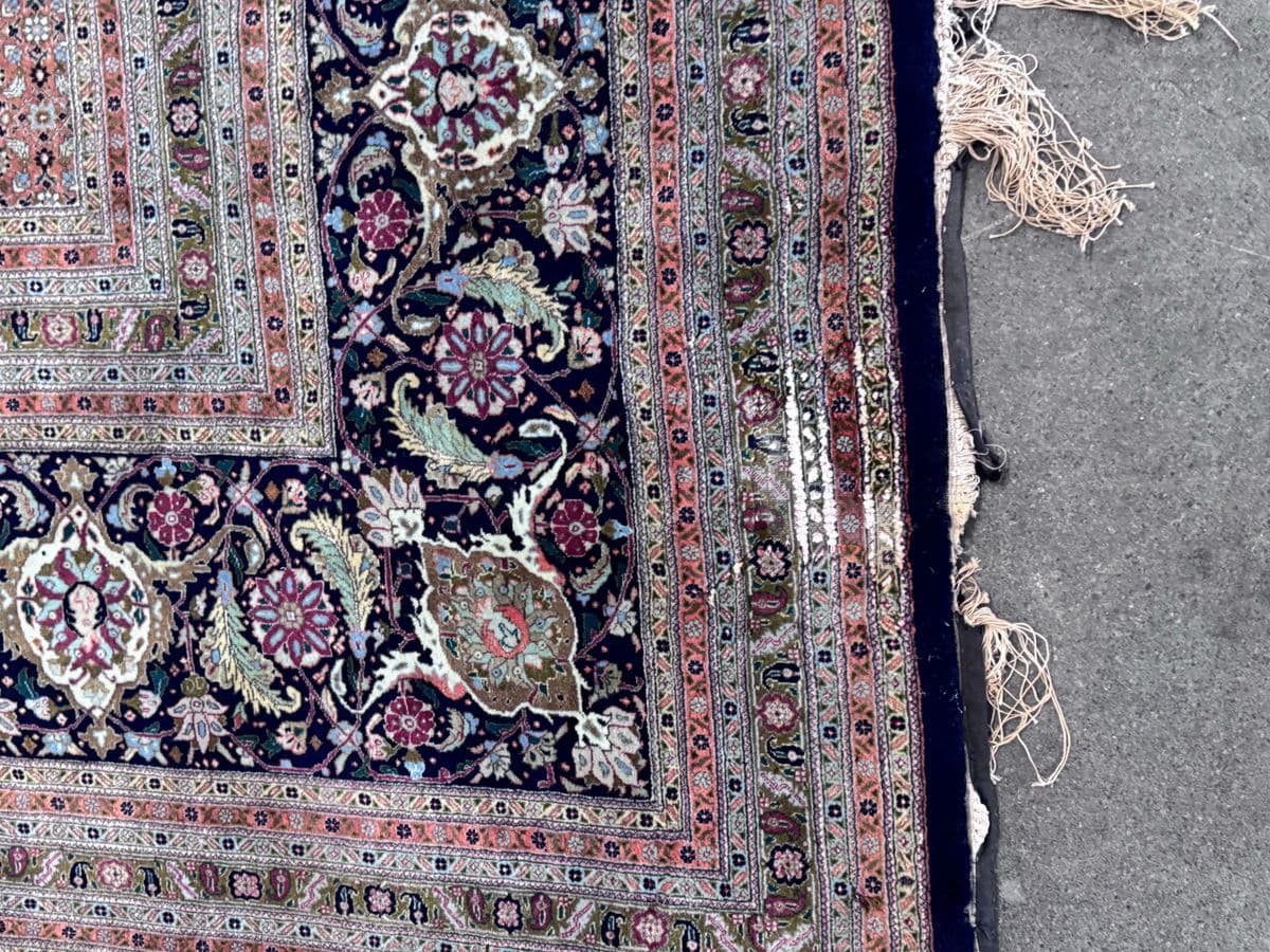 13ft 6in × 19ft 5in Tabriz Persian Wool Area Rug - Thumbnail 10