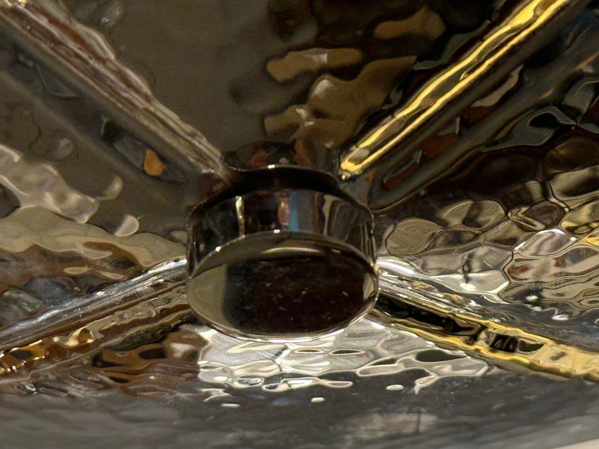 Global Views Lotus Hammered Polish Semi Flush Mourning Pendant - Thumbnail 10