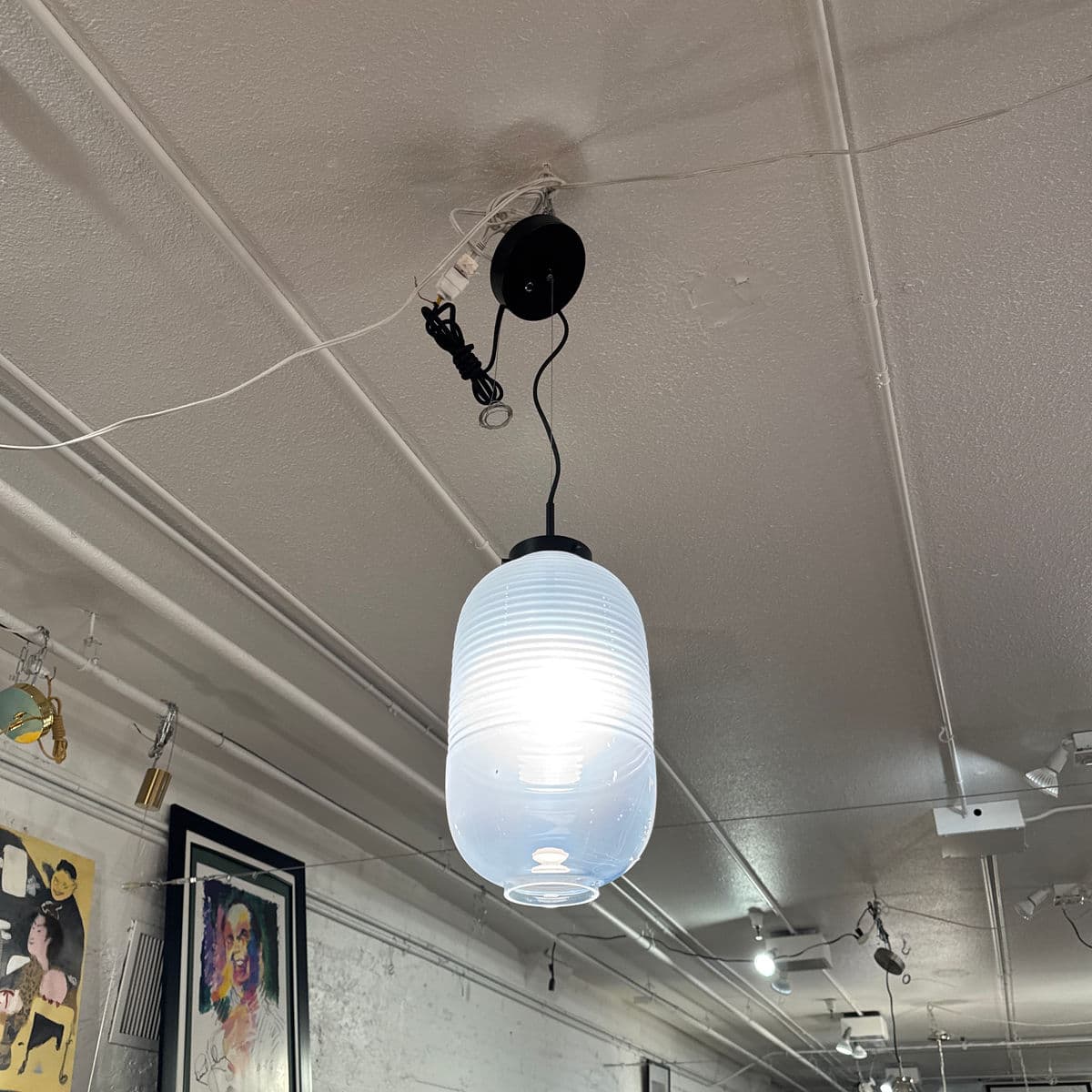 New Bomma Lantern Pendant With Black Hardware - Thumbnail 12