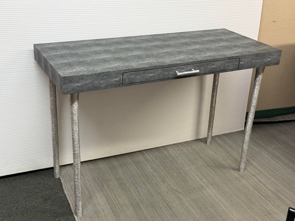 Made Goods Audrey Faux Shagreen Desk - Thumbnail 4