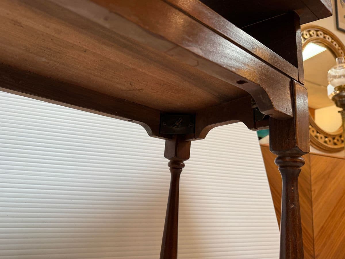 Antique Colonial Walnut Book Stand - Thumbnail 9