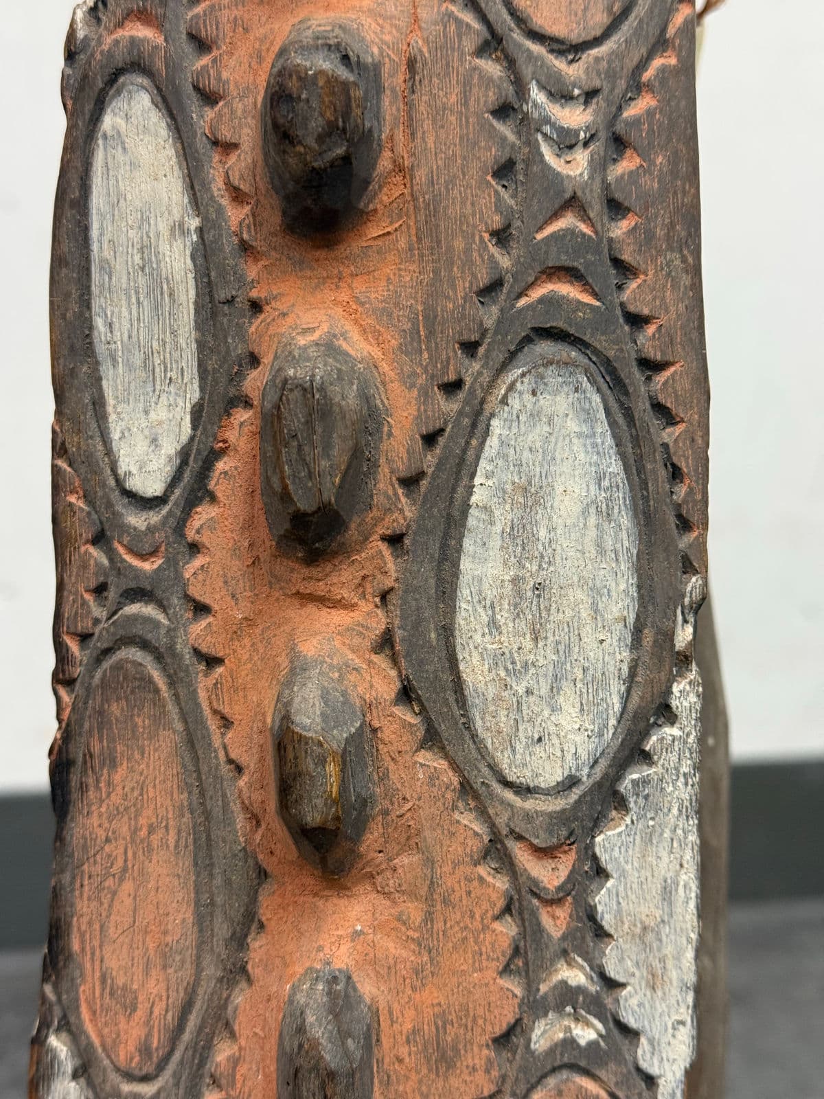 Papua New Guinea Handcrafted Wood Fertility Figure Sculpture - Thumbnail 13