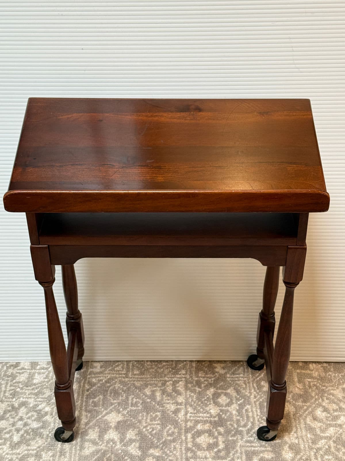 Antique Colonial Walnut Book Stand - Thumbnail 3