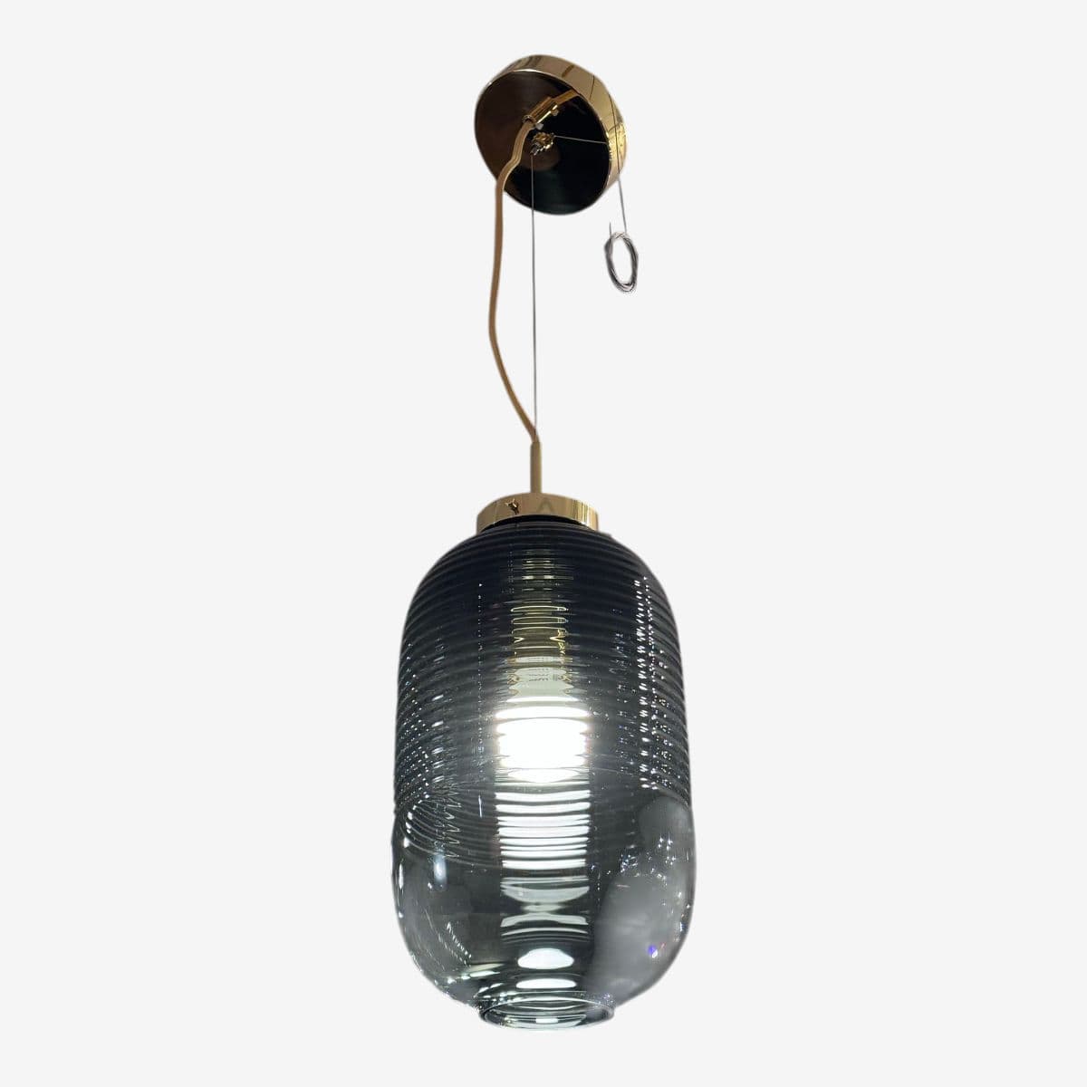 Bomma Lantern Pendant With Black Hardware - Image 1