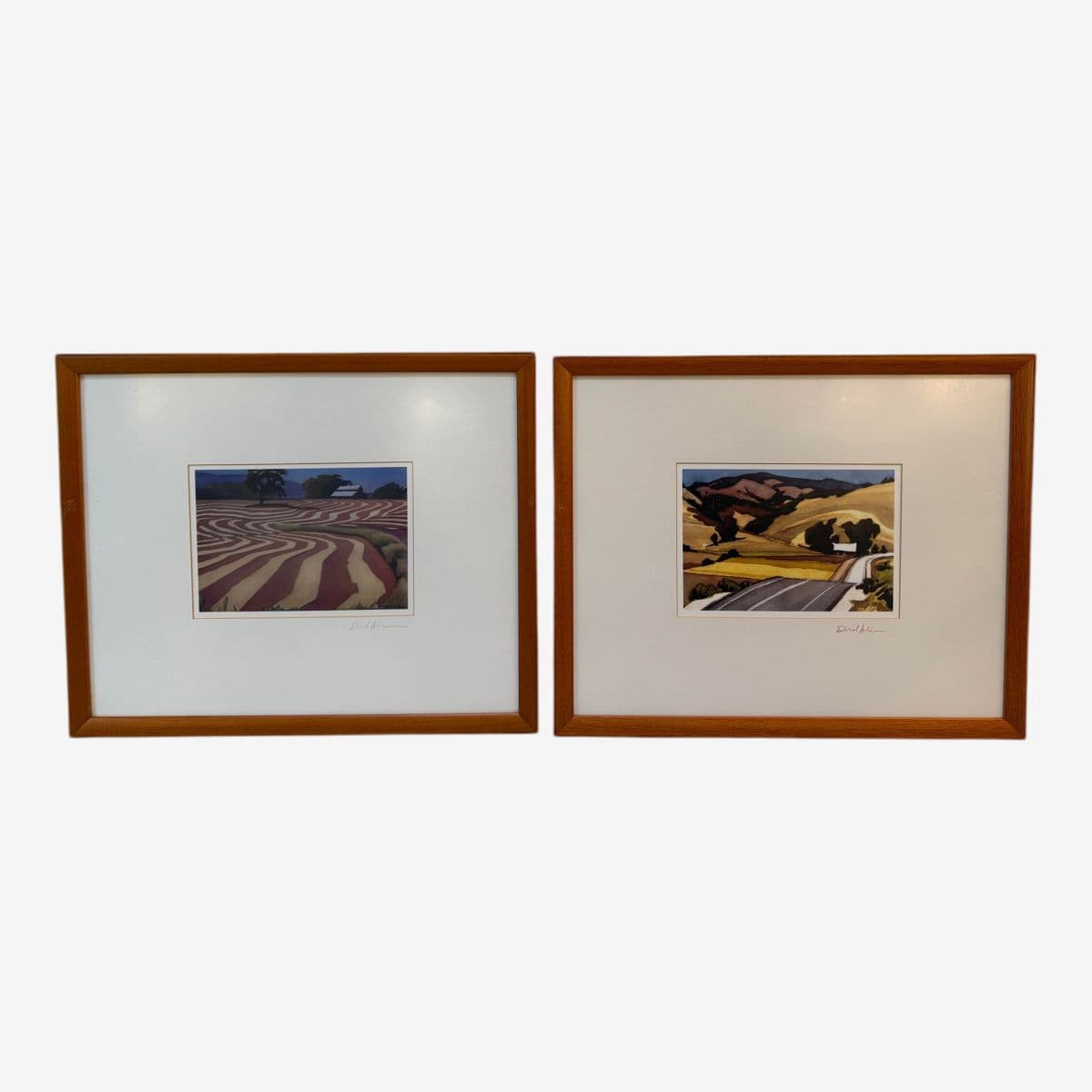 Donald Archer California Landscapes Signed Prints, Pair - Image 1