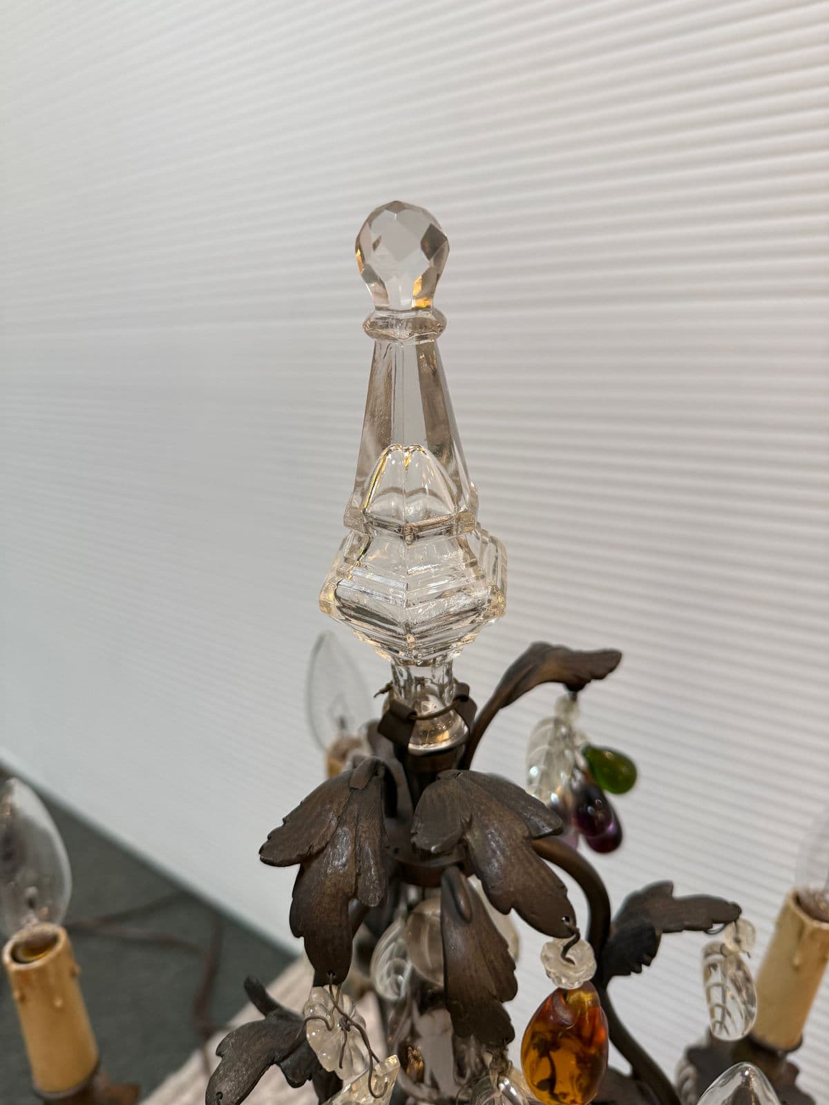 19th Century French Crystal Girandoles, Pair - Thumbnail 11