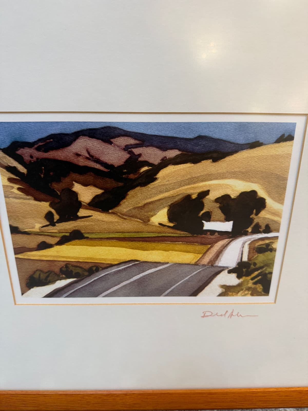Donald Archer California Landscapes Signed Prints, Pair - Thumbnail 4