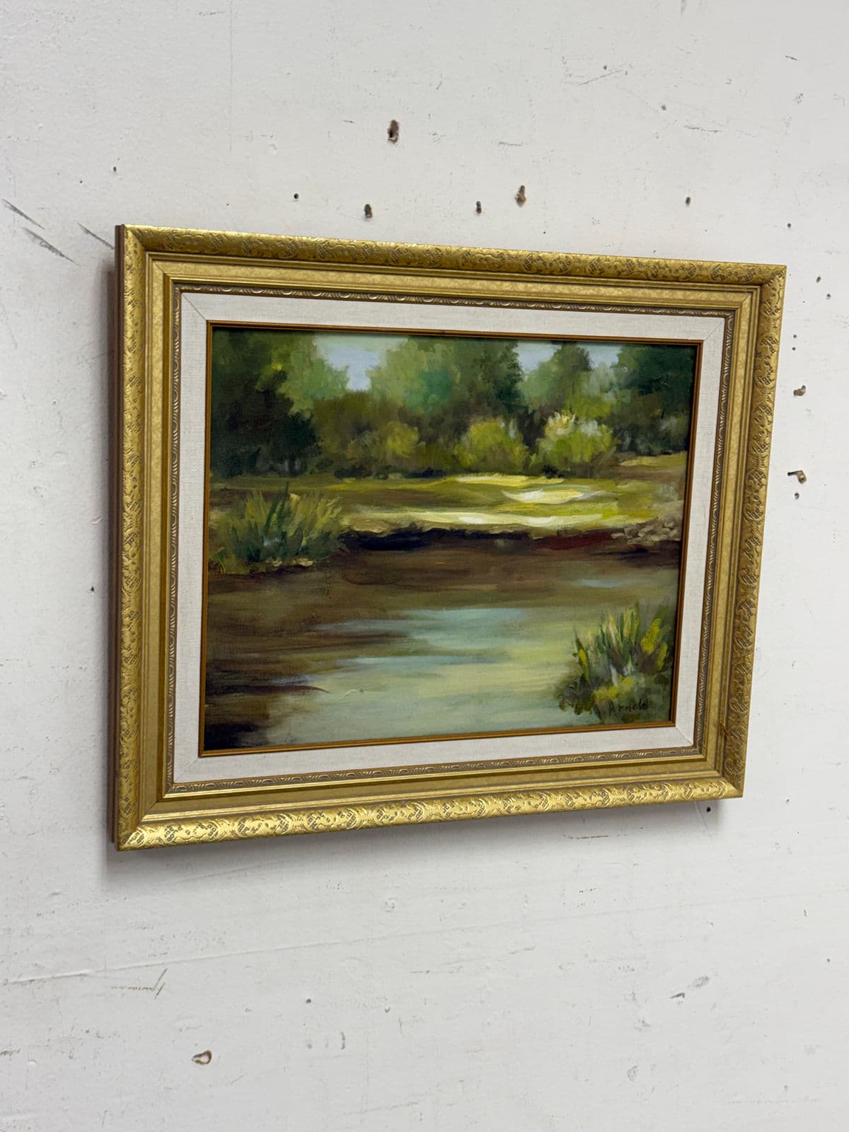 Ann Arnold Landscape Oil Painting, Framed - Thumbnail 4