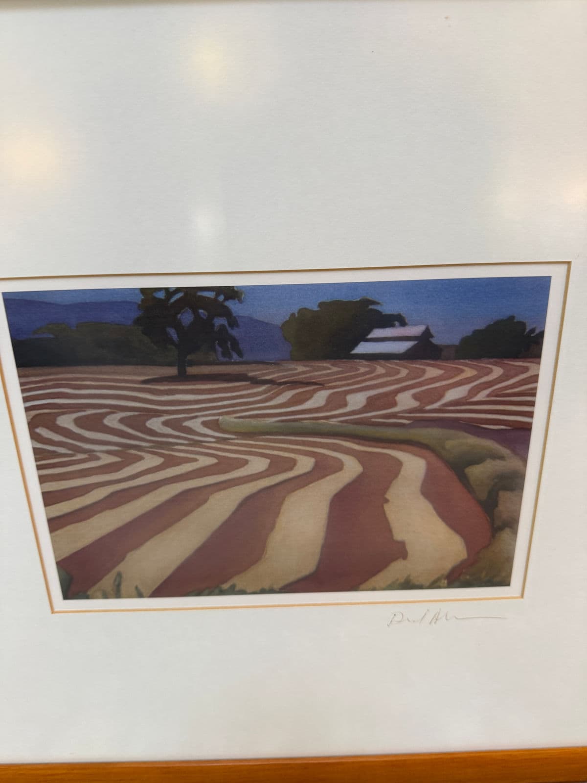 Donald Archer California Landscapes Signed Prints, Pair - Thumbnail 5