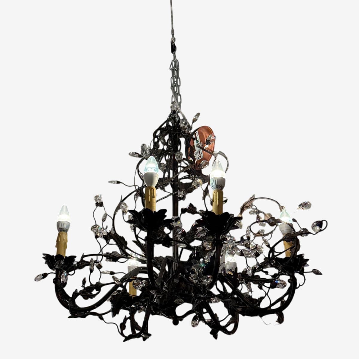 Ballard Designs Claire Bronze Matte Chandelier - Image 1