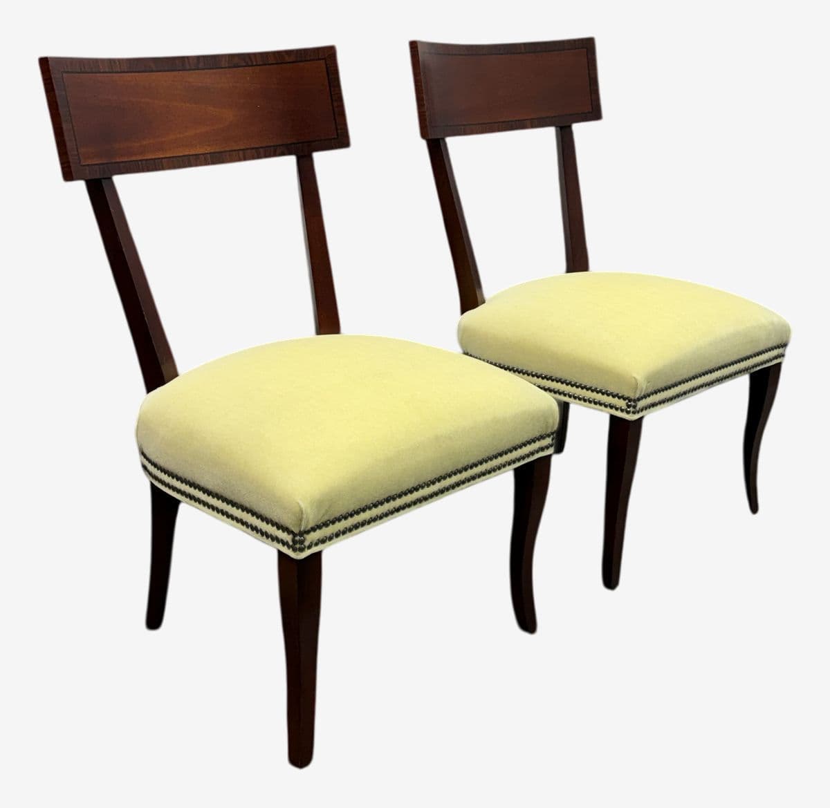 Alexa Hamilton Collection for Hickory Chair Company Blix Side Dining Side Chairs, Pair - Image 1