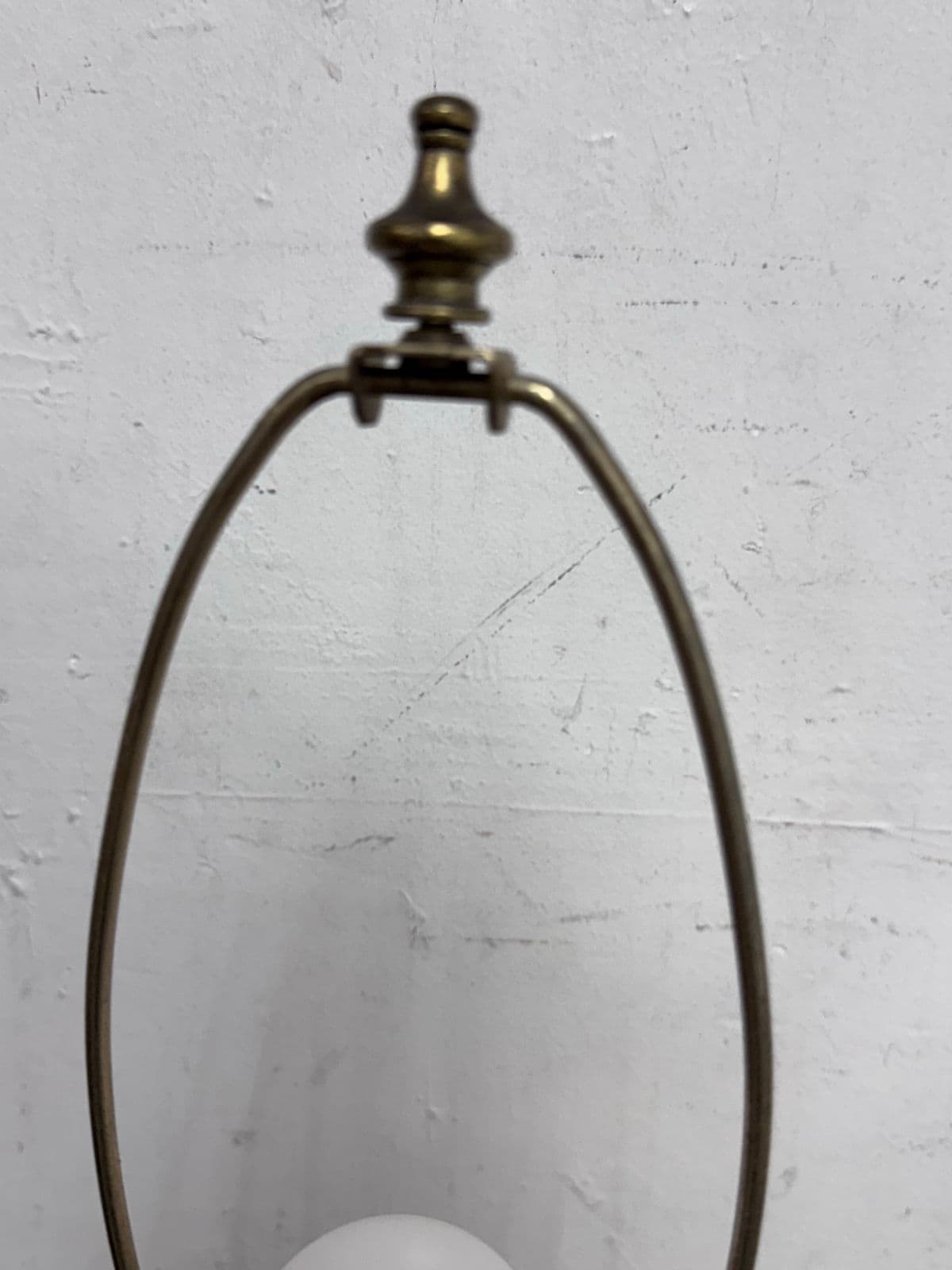 Vintage Polished Brass Swirl Urn Table Lamp - Thumbnail 4