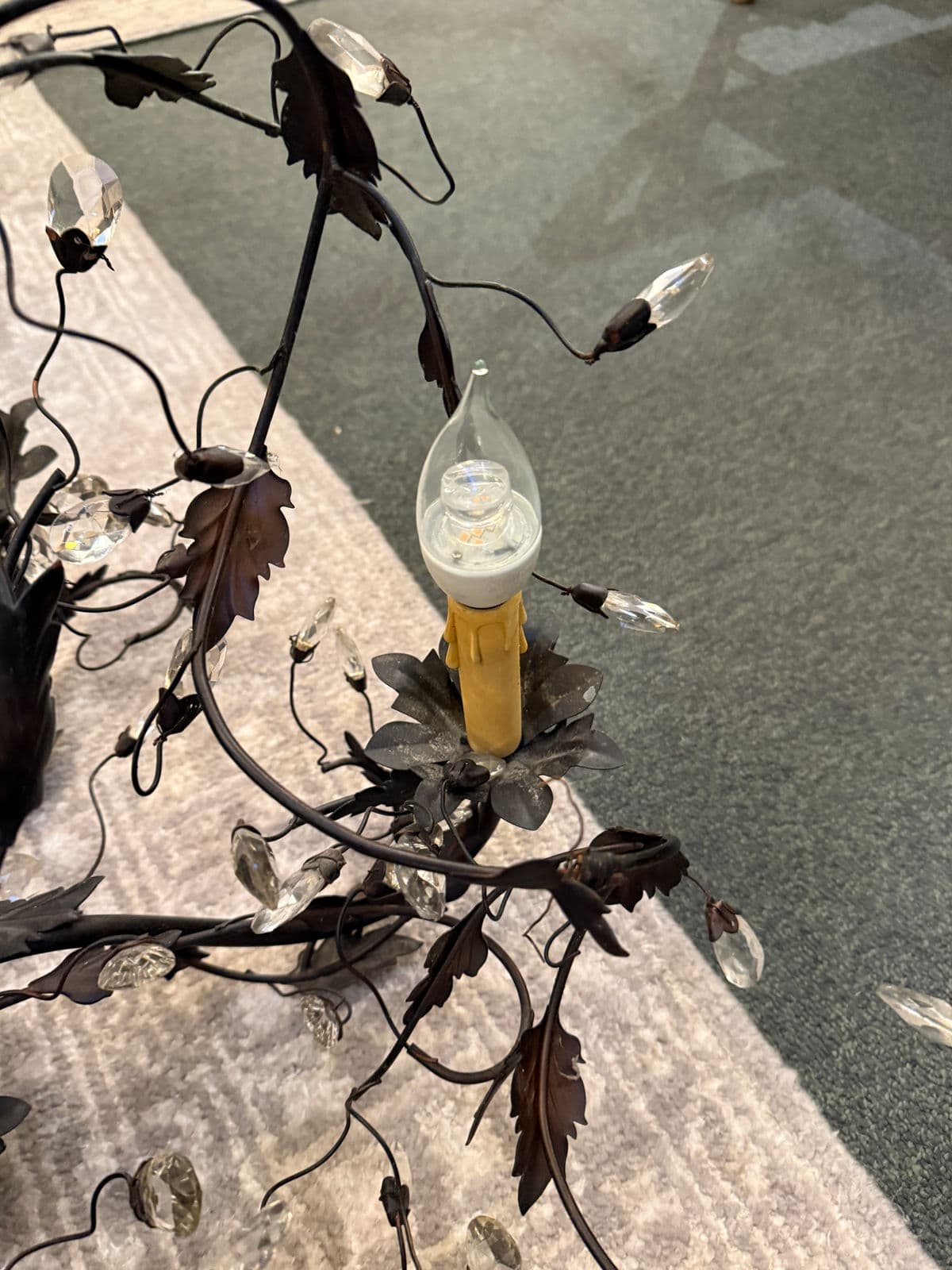 Ballard Designs Claire Bronze Matte Chandelier - Thumbnail 8