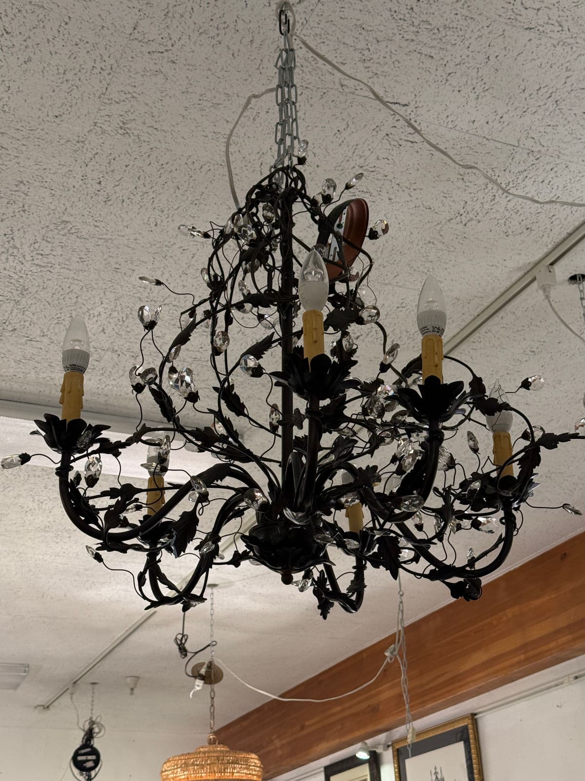Ballard Designs Claire Bronze Matte Chandelier - Thumbnail 3