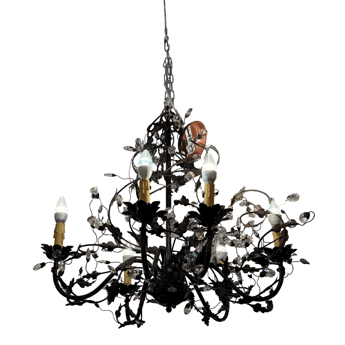 Ballard Designs Claire Bronze Matte Chandelier - Thumbnail 2
