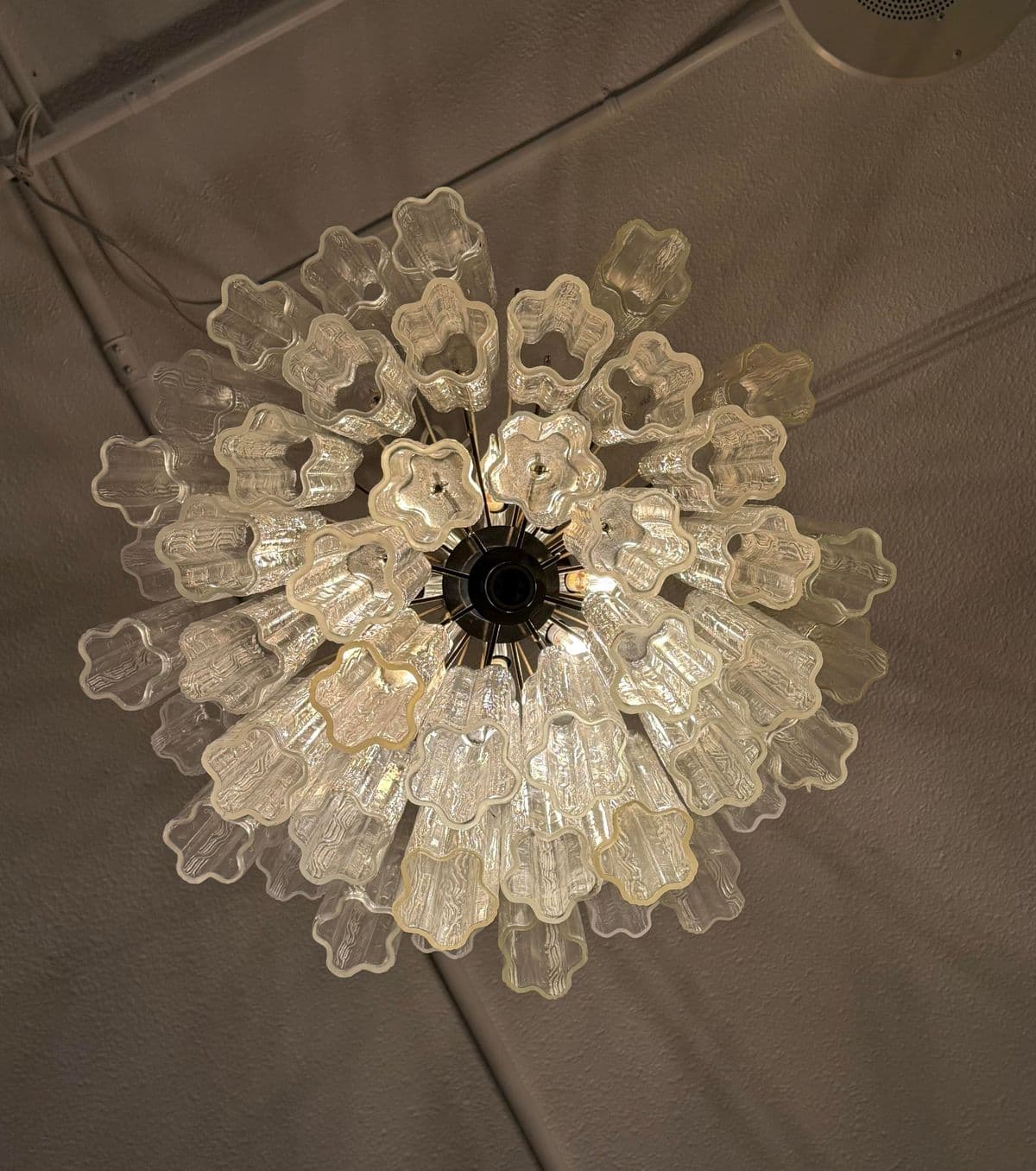 Vintage Murano Tronchi Glass Chandelier - Thumbnail 13