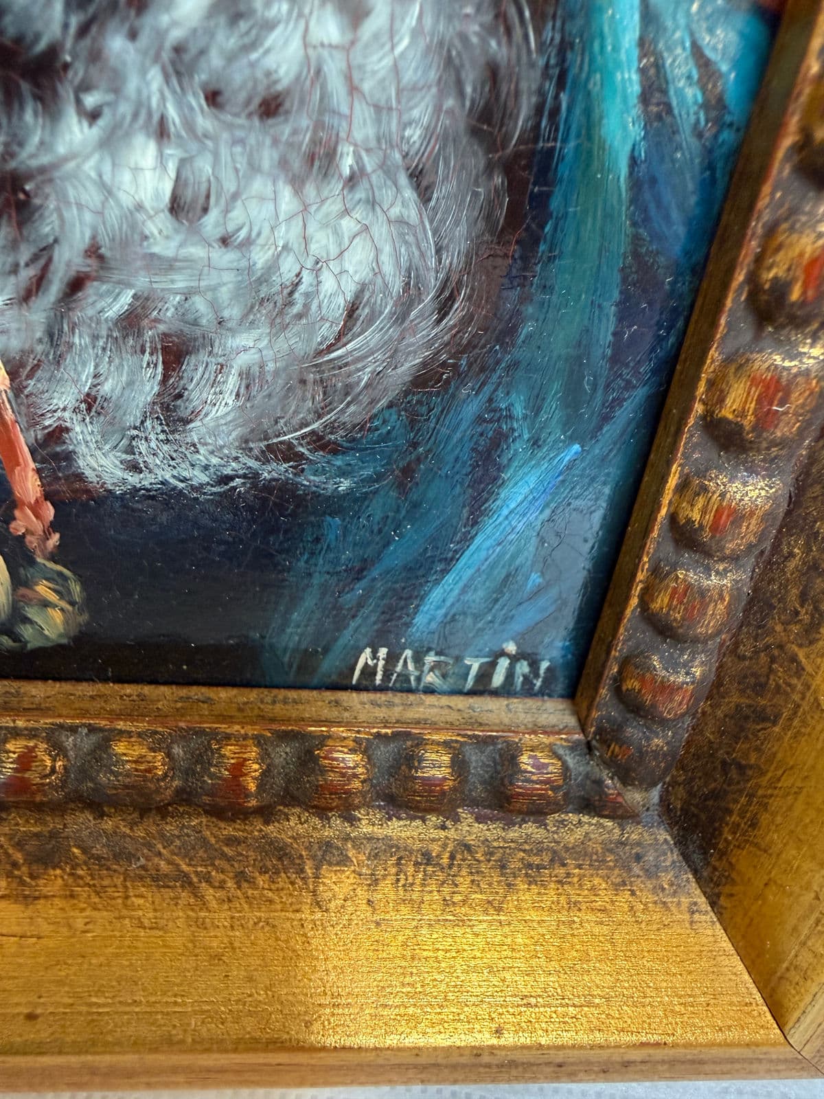 Signed Oil Painting of Older Bavarian Man, Framed - Thumbnail 5